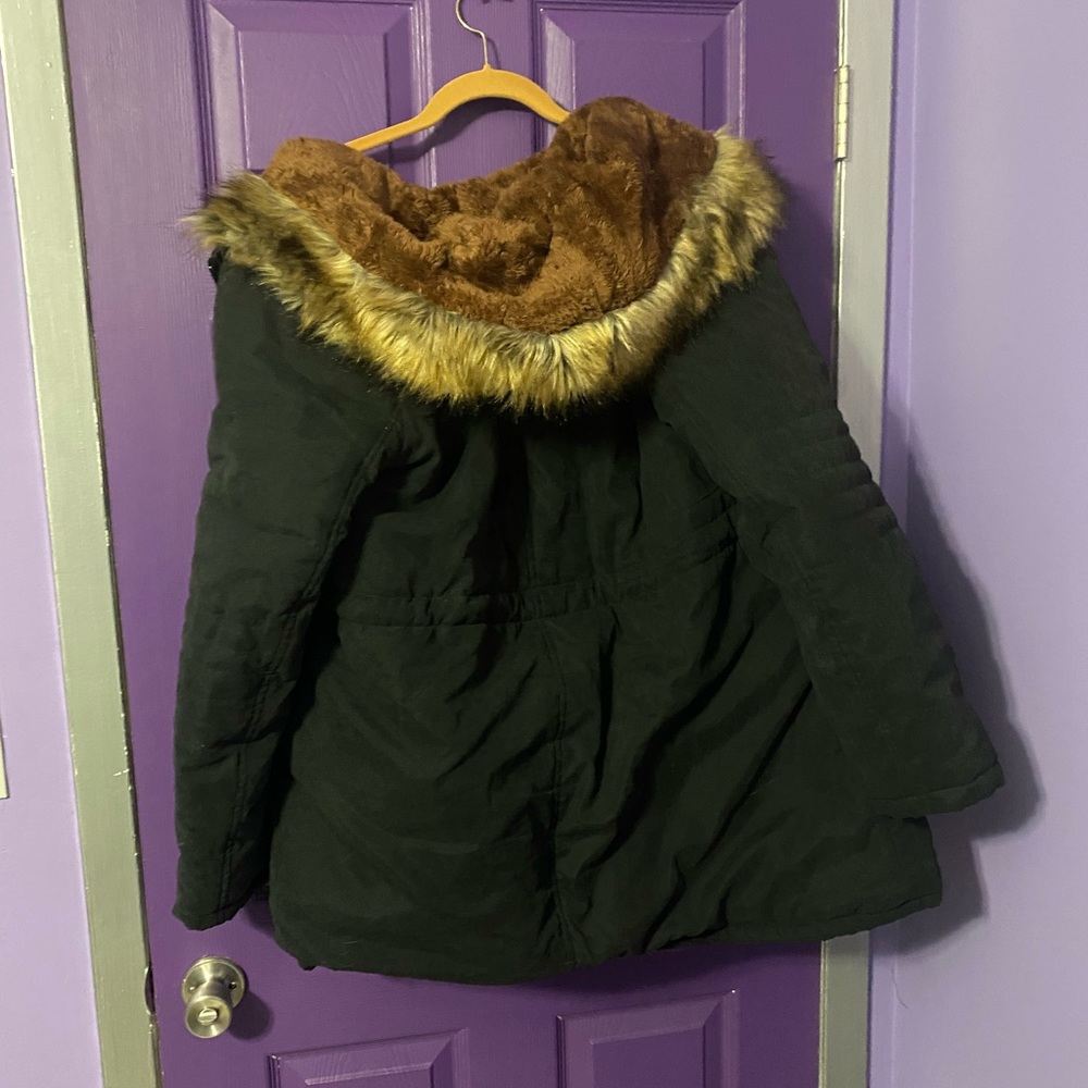 Maacie black size large maternity coat - Picture 4 of 5